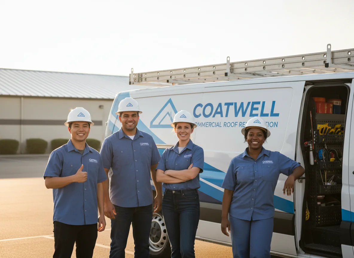 Commercial roof coating company in Dola, OH